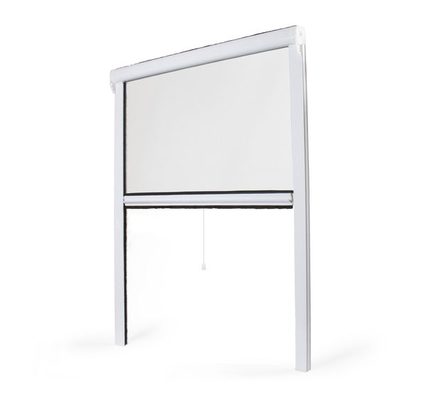 easy life Mosquitera para ventanas con cuadro magnético en PVC fácil de instalar Color:Blanco Sin necesidad de perforar y acortable individualmente Talla:100 x 120 cm 