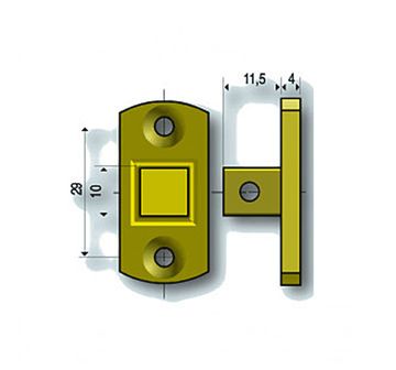 Soporte para motor Somfy de 40mm