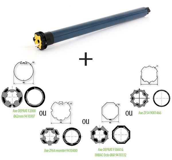 Moteur volet roulant Somfy ® ALTUS 50 RTS | AvosDim.com