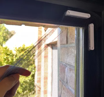 Magnetisches Fliegengitter ohne bohren und schrauben fürs Fenster