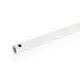 Single round handle Ø 12mm white lacquered steel Total length 1200mm